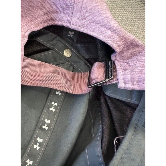 Under Armour Womens Hat Heathered Purple Mauve lavender UA Free Fit Adjustable - Picture 5 of 7